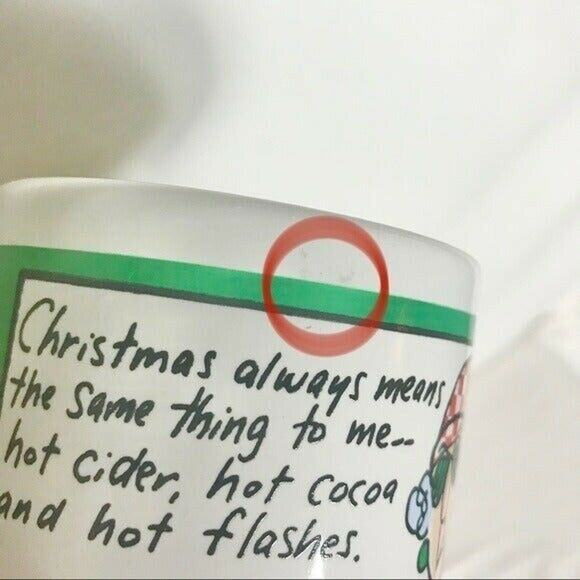3/$20 Hallmark Shoebox Maxine Christmas Ceramic Coffee Mug White Comic Funny - Picture 9 of 10